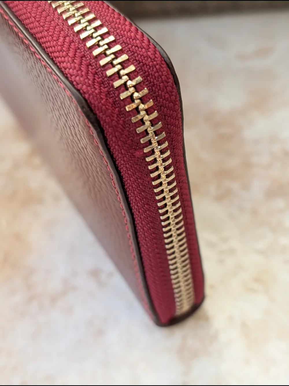 Coach pebbled leather